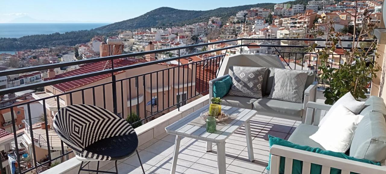 Sea Aura Lägenhet Kavala Exteriör bild